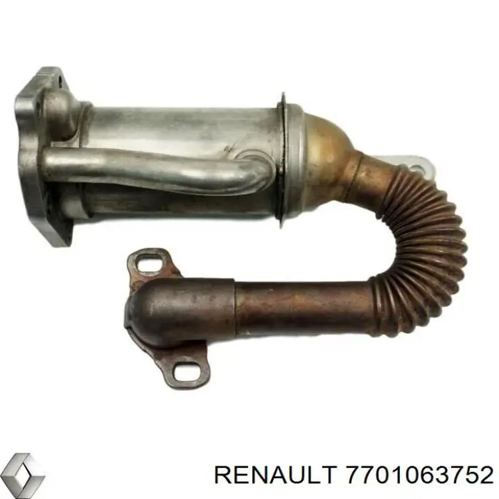Купити 7701063752 Renault (RVI) Радіатор системи EGR рециркуляції вихлопних газів