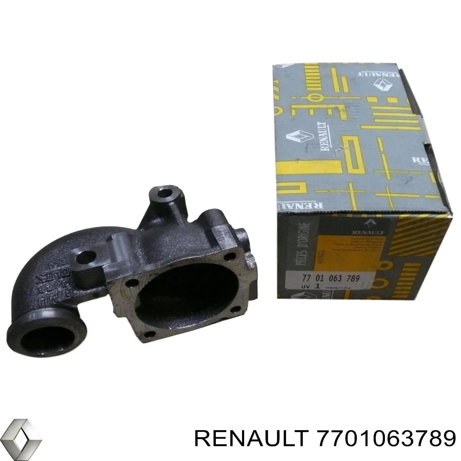 7701063789 Renault (RVI) радіатор системи рециркуляції ог