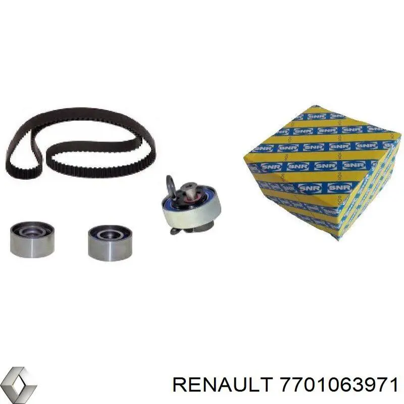7701063971 Renault (RVI) ролик натягувача ременя грм