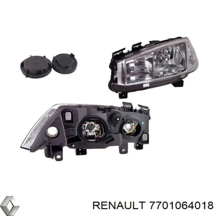 Фара ліва 7701064018 Renault (RVI)