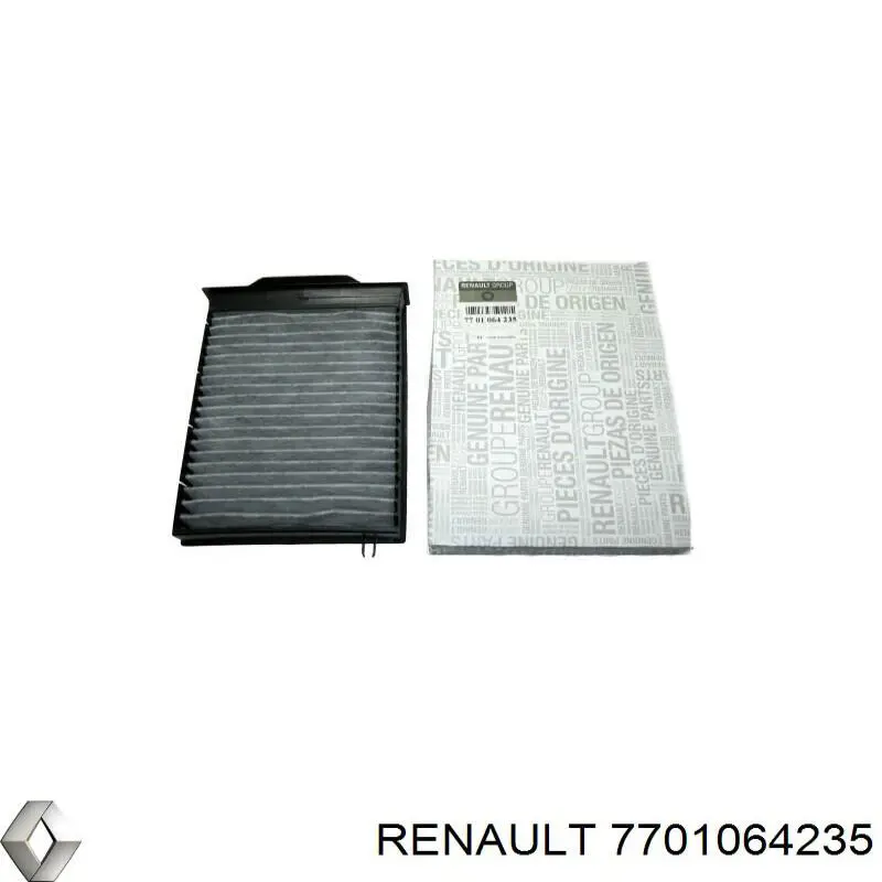 Повітряний фільтр салону Renault (RVI) 7701064235