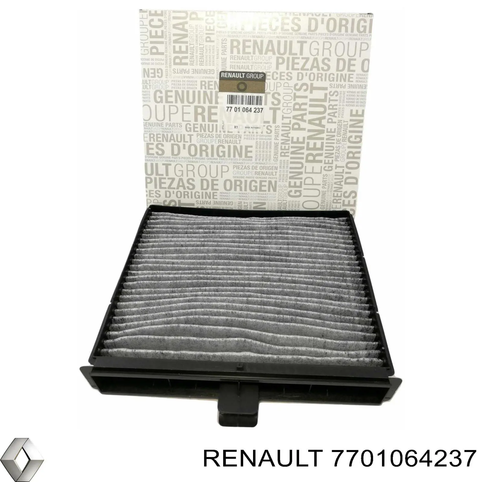 Купити 7701064237 Renault (RVI) Фільтр салону вугільний