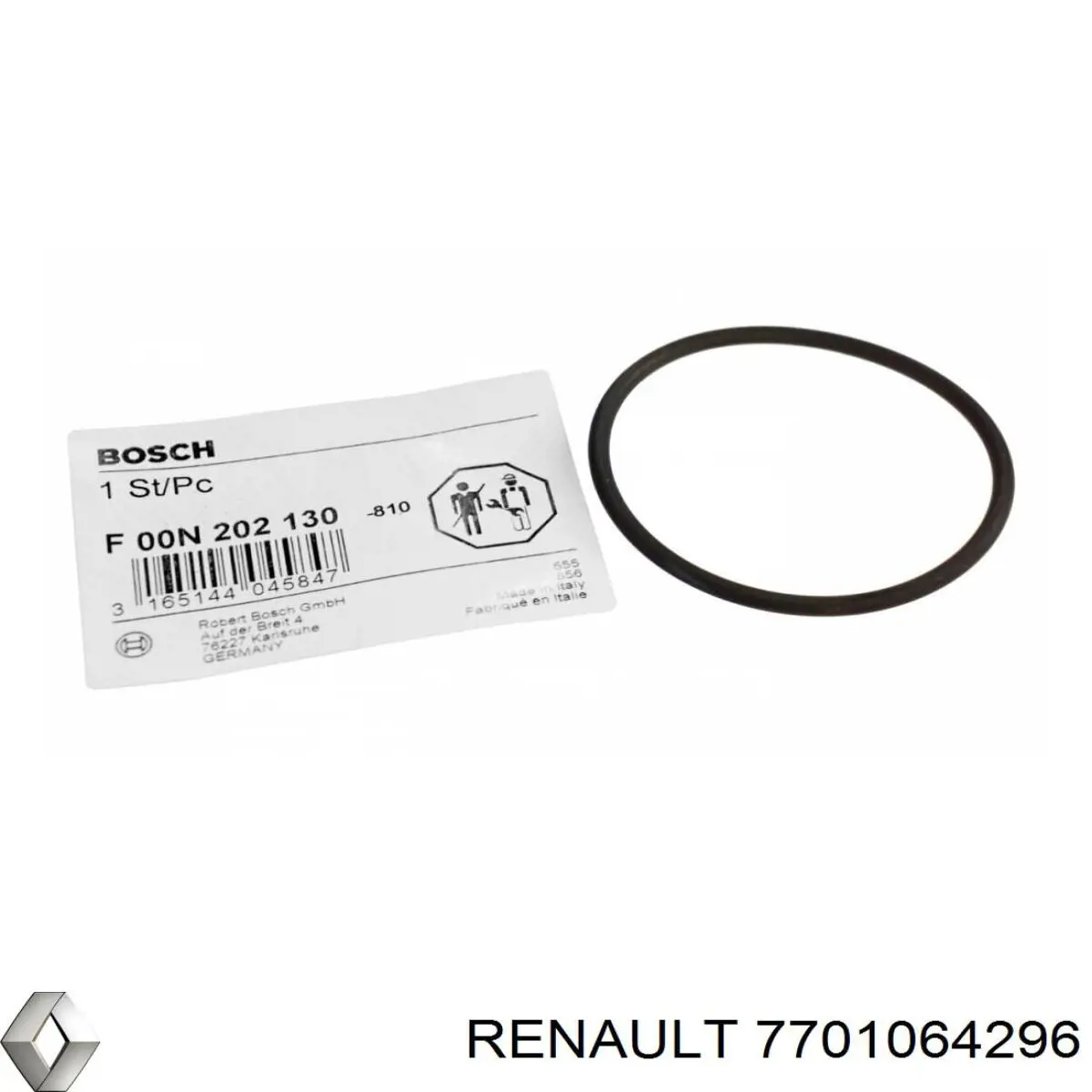 Прокладка паливного насосу ПНВТ Renault (RVI) 7701064296 ціна, від 6.82 USD