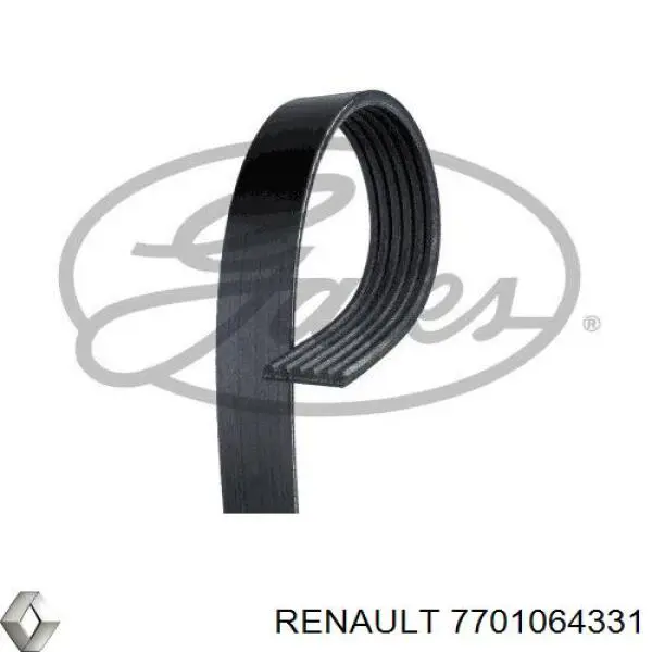 Клиновий ремінь Renault (RVI) 7701064331 ціна, від 7.70 USD