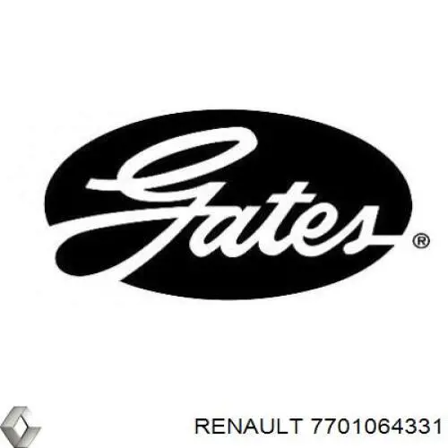 Купити 7701064331 Renault (RVI) Ремінь генератора