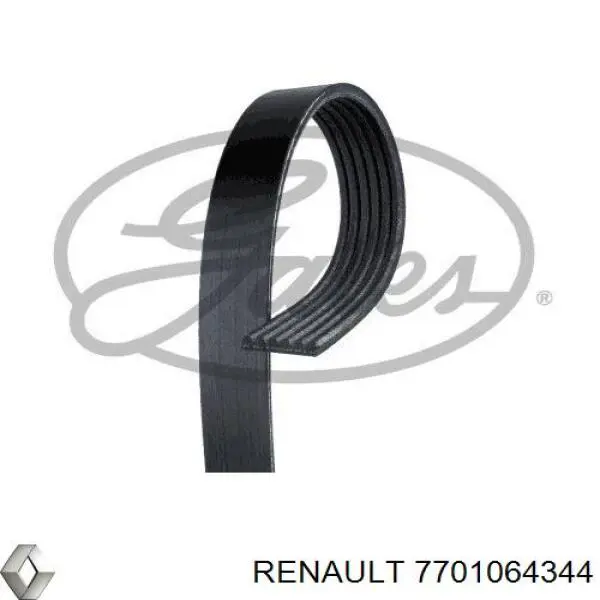 7701064344 Renault (RVI) ремінь приводний, агрегатів