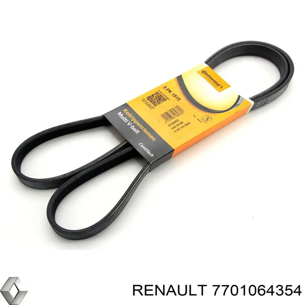 Клиновий ремінь Renault (RVI) 7701064354 ціна, від 10.08 USD
