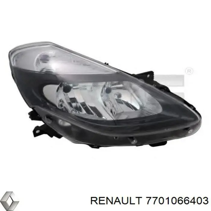 Купити 7701066403 Renault (RVI) Права блок фара