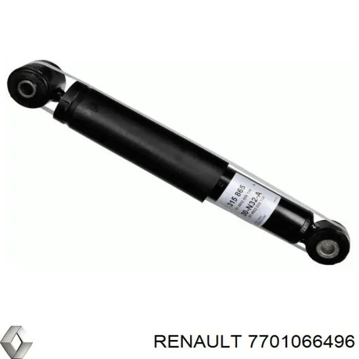 Амортизатор задній 7701066496 Renault (RVI)