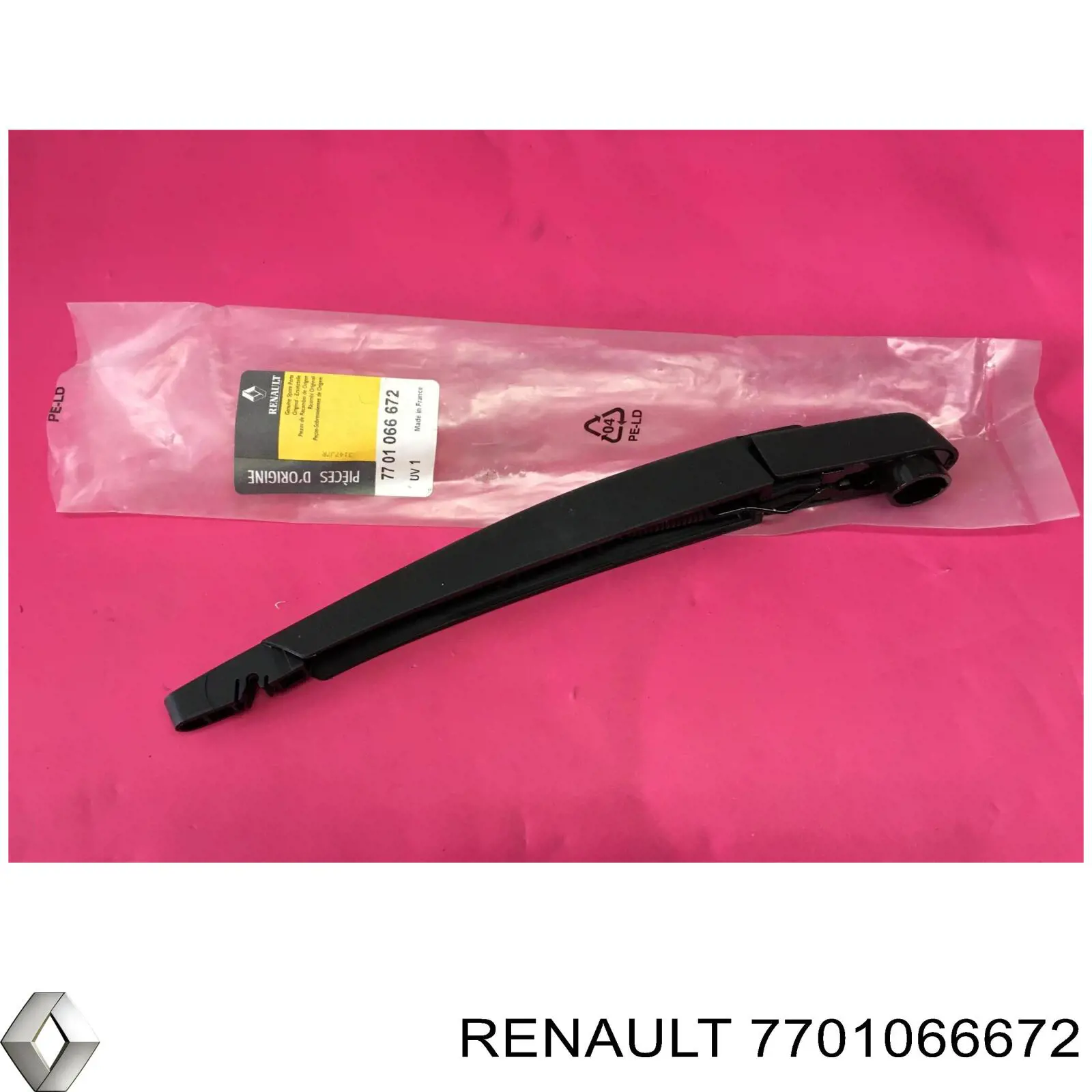 Важіль-поводок склоочисника заднього скла Renault (RVI) 7701066672 ціна, від 13.75 USD