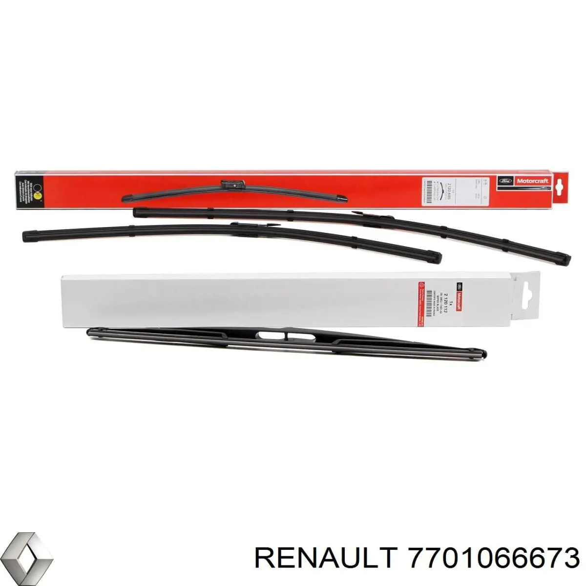 7701066673 Renault (RVI) Щітка склоочисника задня