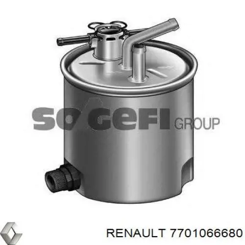 7701066680 Renault (RVI) фільтр паливний