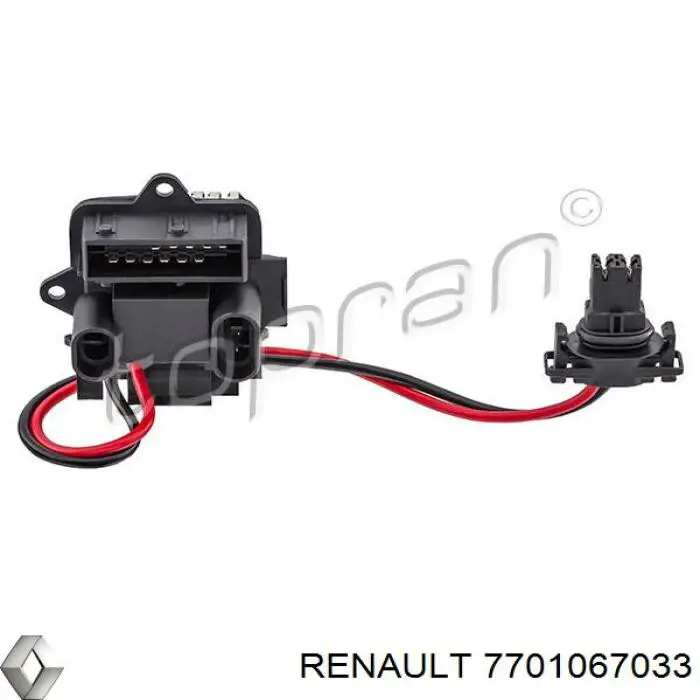 Купити 7701067033 Renault (RVI) Їжак обігрівача