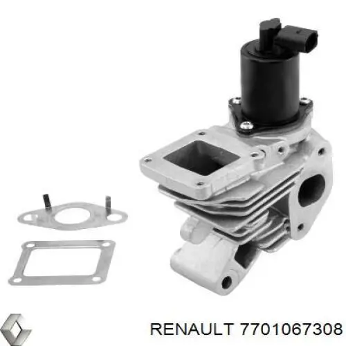 7701067308 Renault (RVI) клапан egr, рециркуляції газів