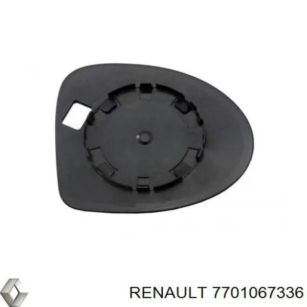 Скло дзеркала заднього виду, лівого Renault (RVI) 7701067336 ціна, від 7.73 USD