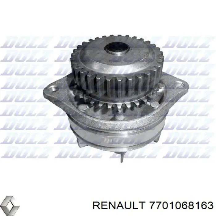 Помпа водяна, (насос) охолодження 7701068163 Renault (RVI)