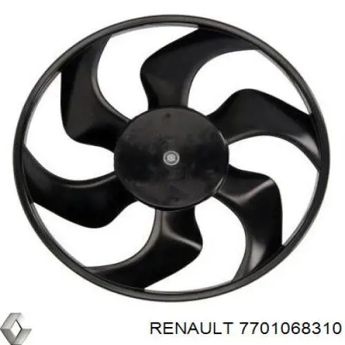 Вентилятор охолодження Renault (RVI) 8200688375