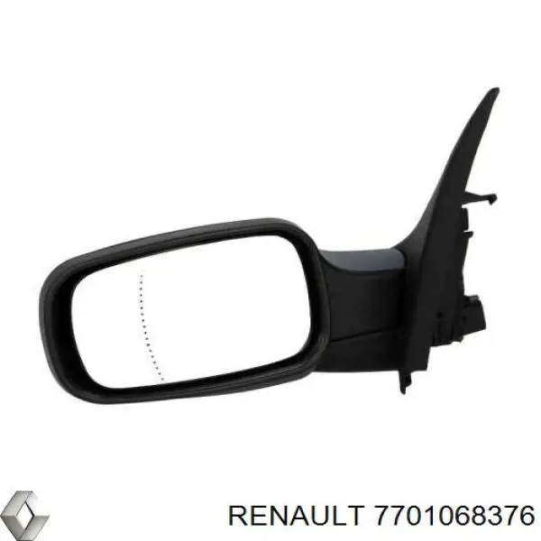 7701068376 Renault (RVI) Дзеркало заднього виду, ліве