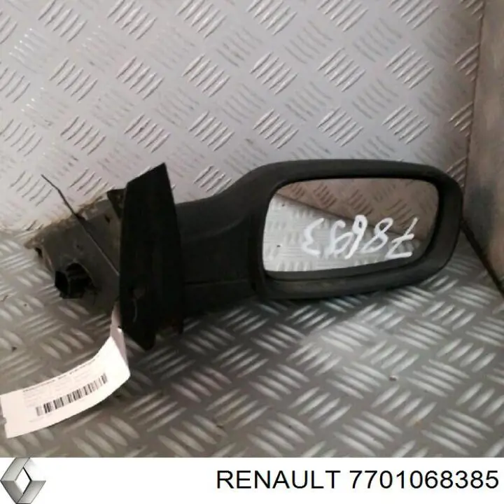 Праве бокове дзеркало Renault (RVI) 7701068385