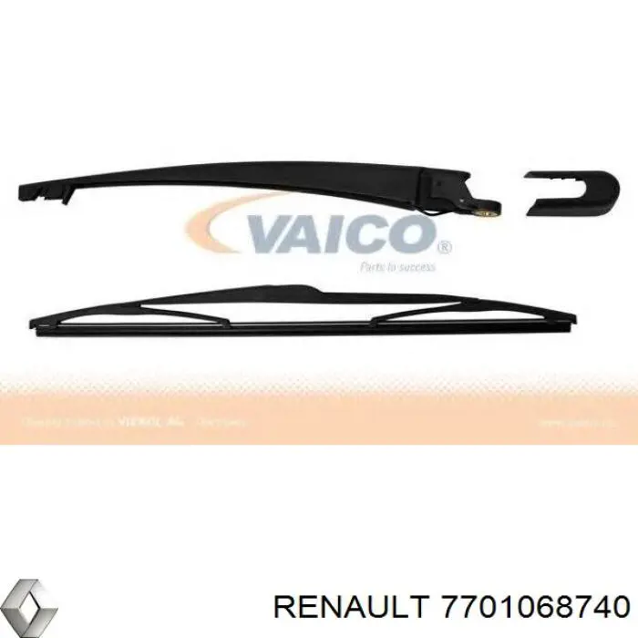 Заглушка гайки кріплення повідка заднього двірника Renault Kangoo BE BOP (KW01) (Рено Канго)