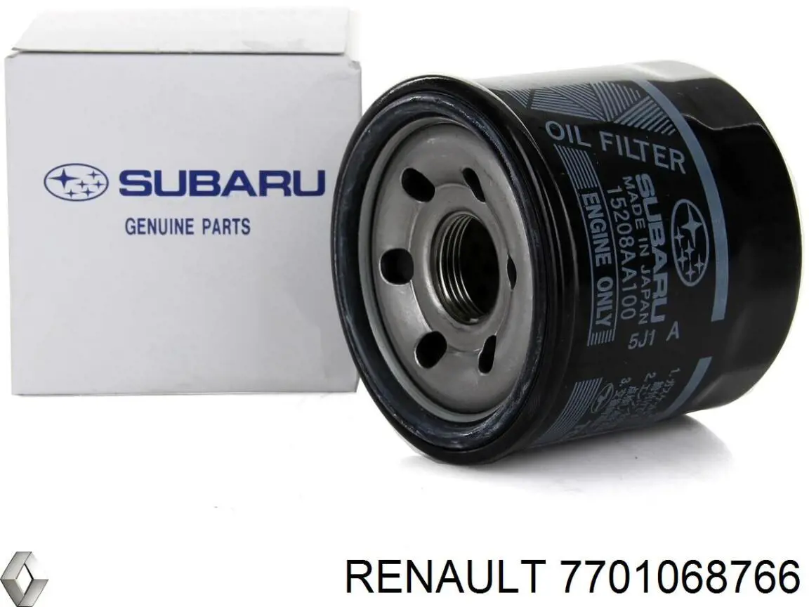 Масляний фільтр 7701068766 Renault (RVI)
