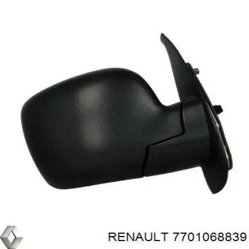 Ліве бічне дзеркало Renault (RVI) 7701068839 ціна, від 38.90 USD