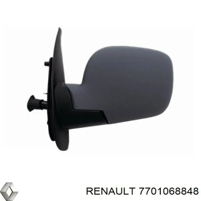 Дзеркальний елемент дзеркала заднього виду 7701068848 Renault (RVI)