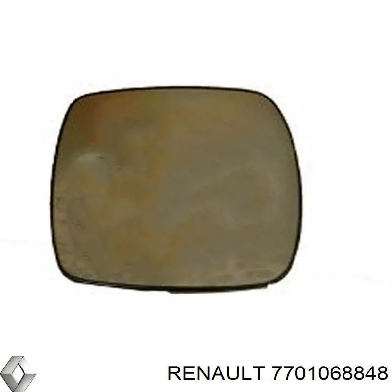 Купити 7701068848 Renault (RVI) Дзеркальний елемент дзеркала заднього виду