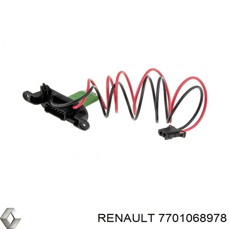 Резистор обігрівача Renault (RVI) 7701068978 ціна, від 21.60 USD