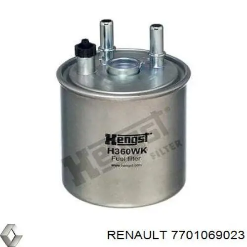 Фільтр тонкого очищення палива Renault (RVI) 7701069023 ціна, від 17.94 USD