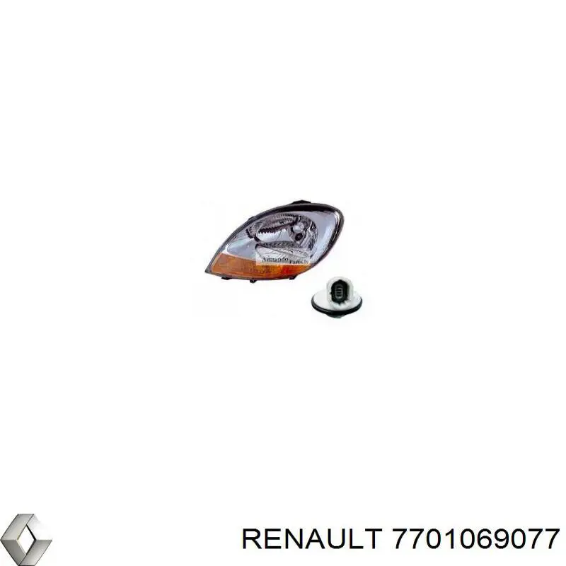 Фара права 7701069077 Renault (RVI)