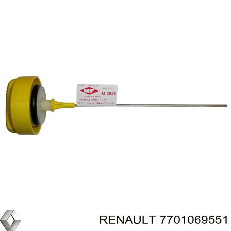 7701066107 Renault (RVI) щуп-індикатор рівня масла в двигуні