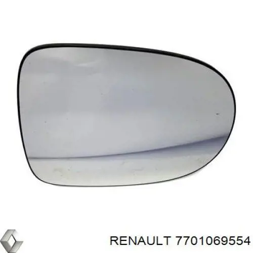 Дзеркальний елемент дзеркала заднього виду Renault (RVI) 7701069554 ціна, від 7.42 USD
