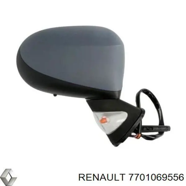 Накладка правого дзеркала заднього виду Renault (RVI) 7701069556 ціна, від 13.56 USD