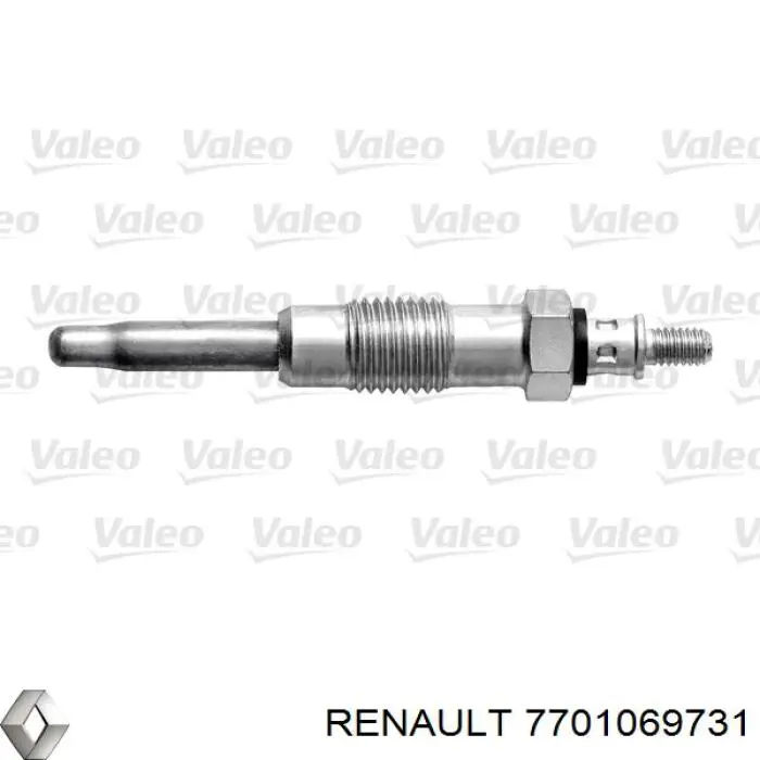 Свіча накалу Renault (RVI) 7701069731 ціна, від 6.03 USD