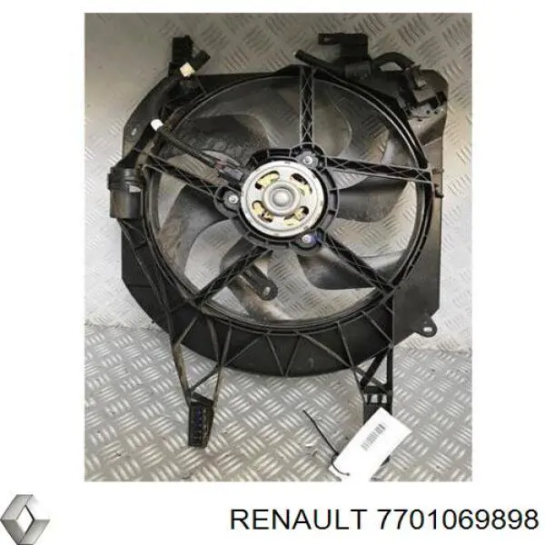 7701069898 Renault (RVI) електровентилятор охолодження в зборі (двигун + крильчатка)