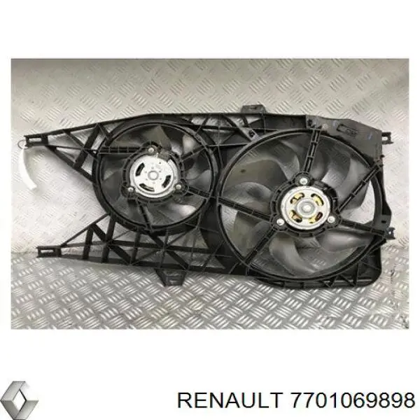 Вентилятор охолодження радіатора 7701069898 Renault (RVI)