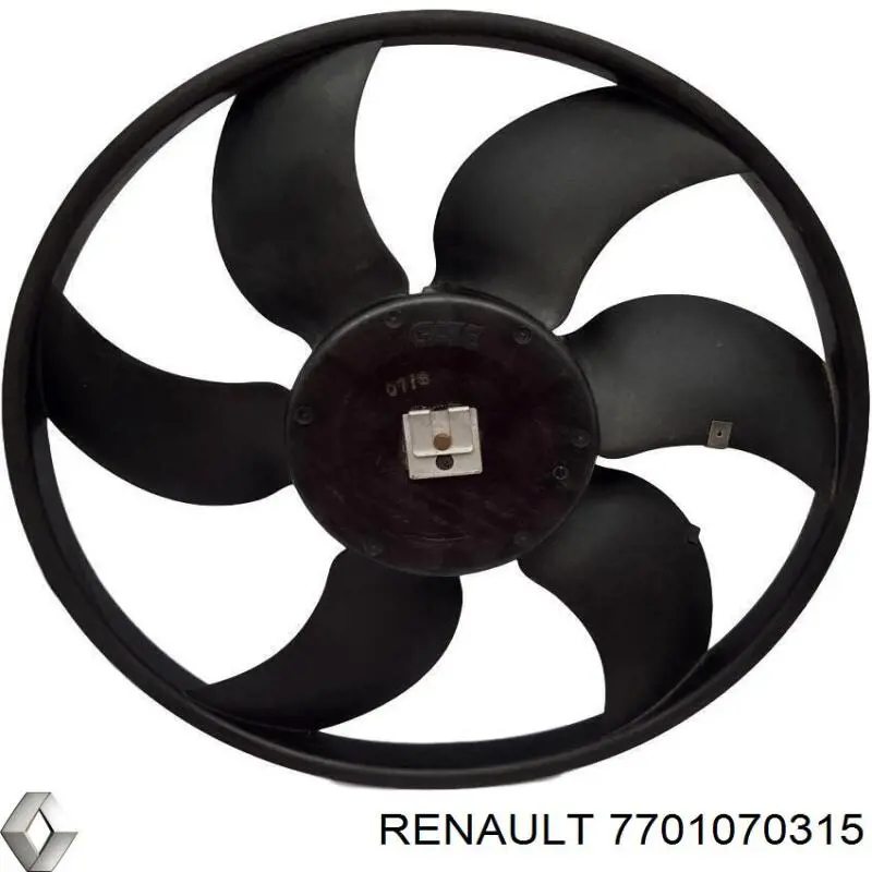 Купити 7701070315 Renault (RVI) Електровентилятор охолодження в зборі (двигун + крильчатка)