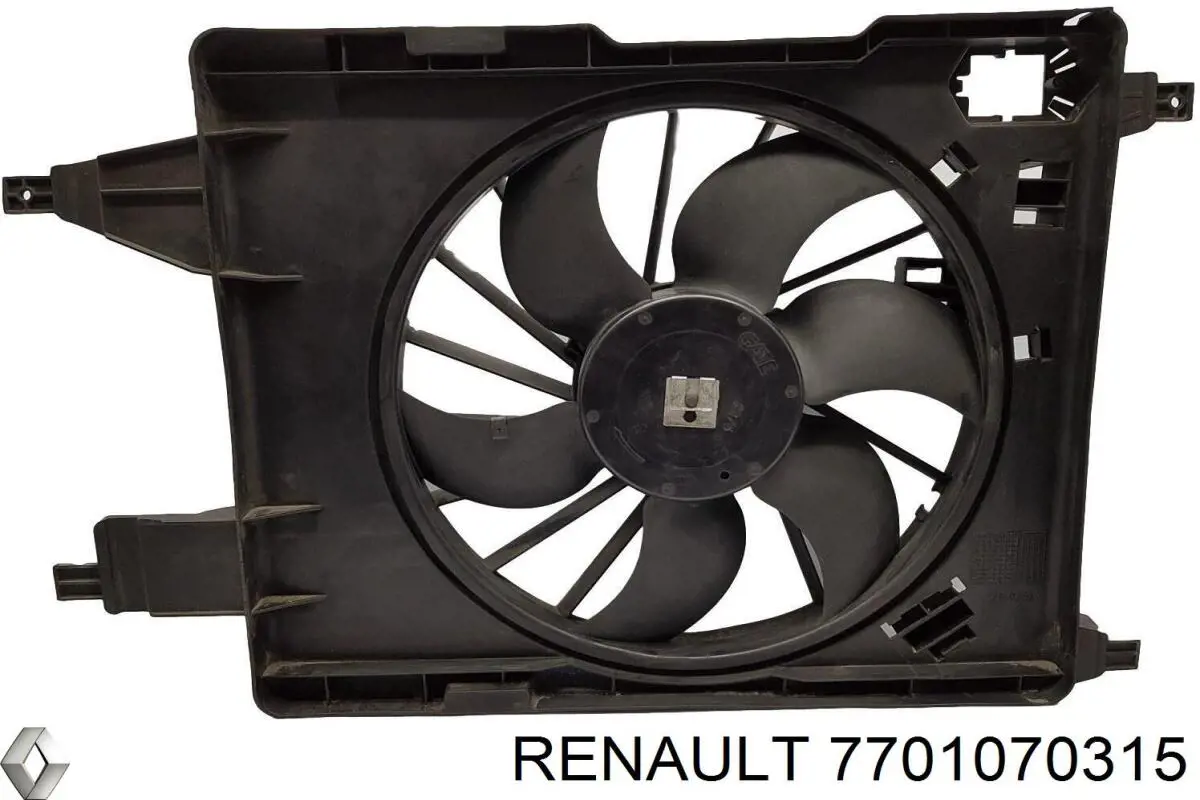 7701070315 Renault (RVI) електровентилятор охолодження в зборі (двигун + крильчатка)