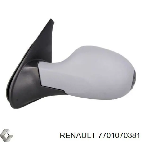 Ліве бічне дзеркало Renault (RVI) 7701070381 ціна, від 47.12 USD