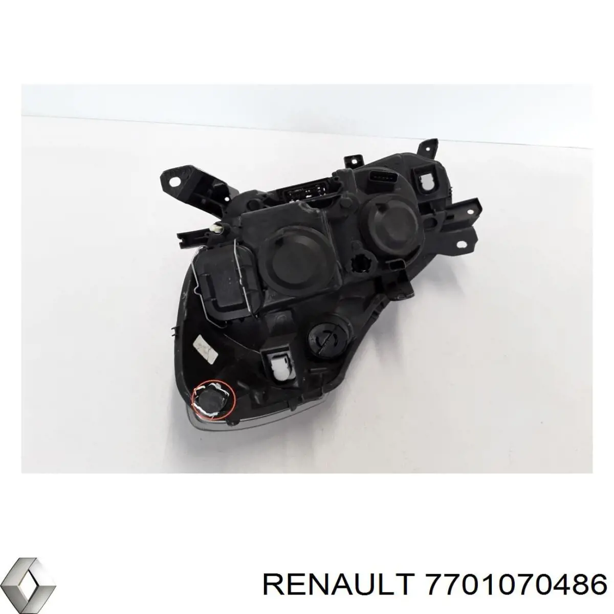 Фара правая Renault (RVI) 7701070486 ціна, від 180.81 USD
