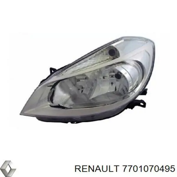 Фара Renault (RVI) 7701070495 ціна, від 177.59 USD