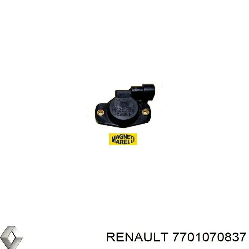 7701070837 Renault (RVI) датчик положення дросельної заслінки (потенціометр)