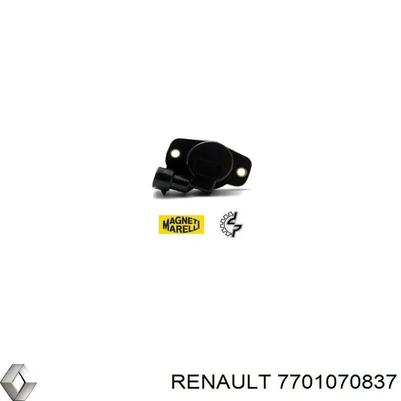 Потенціометр 7701070837 Renault (RVI)