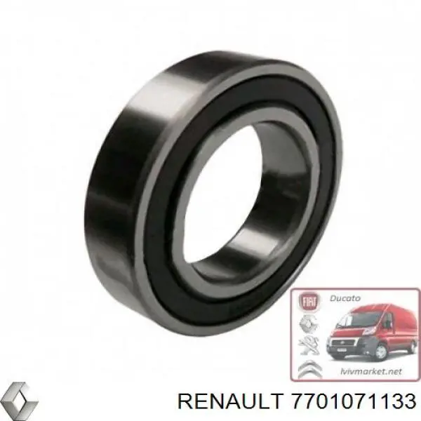 Купити 7701071133 Renault (RVI) Підвісний підшипник передньої піввісі