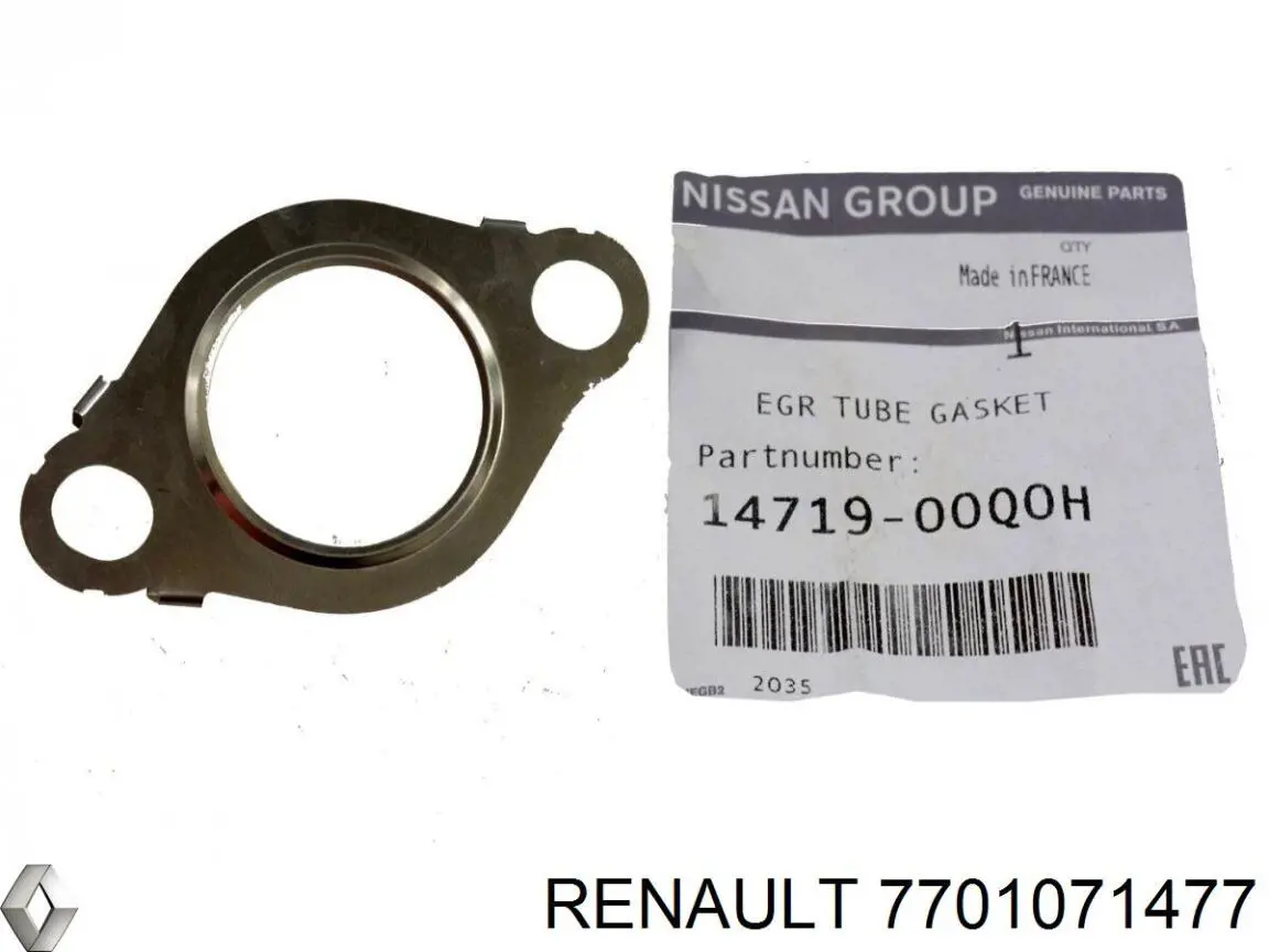 7701071477 Renault (RVI) прокладка випускного колектора