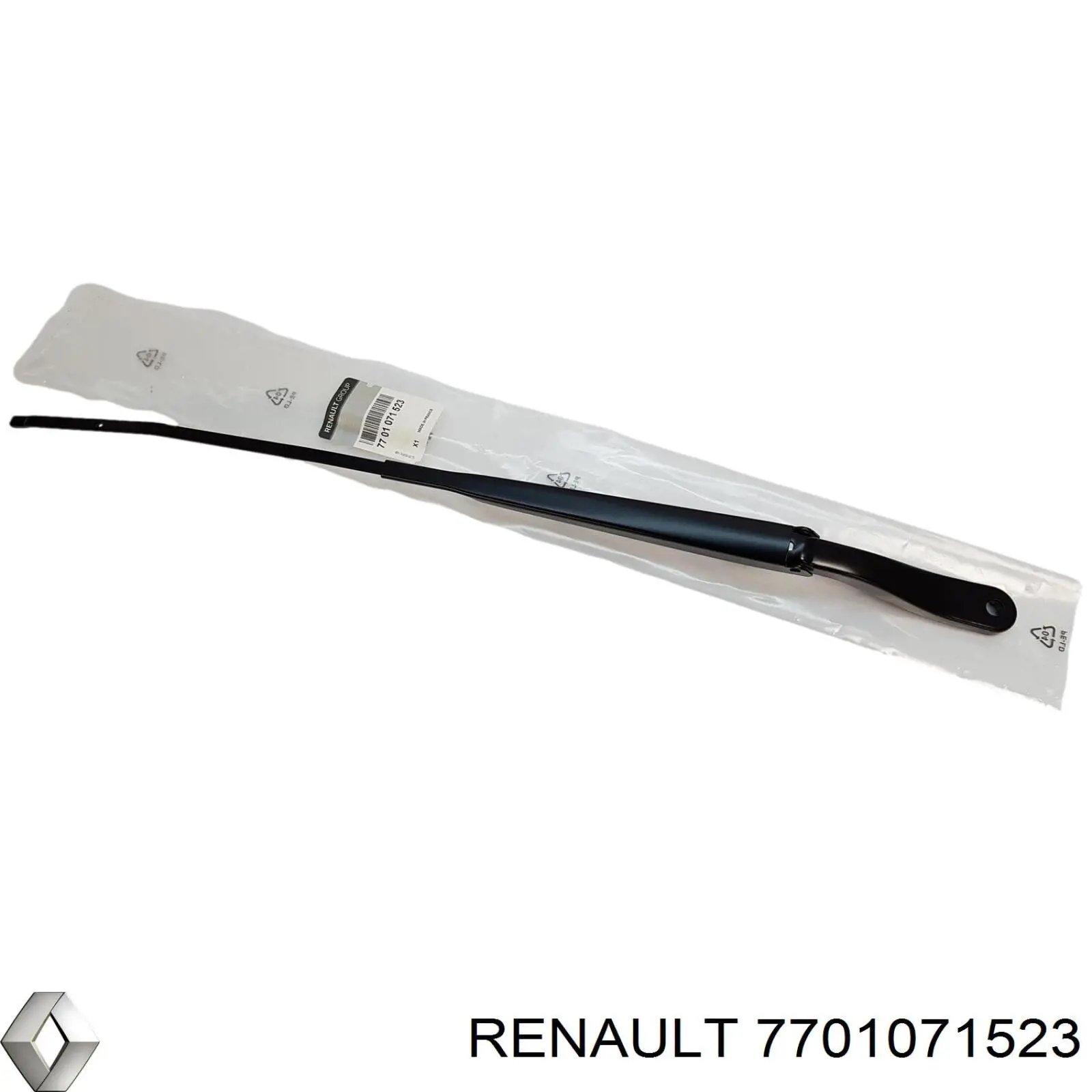 Важіль-поводок склоочисника лобового скла на Renault Clio (BR01, CR01)