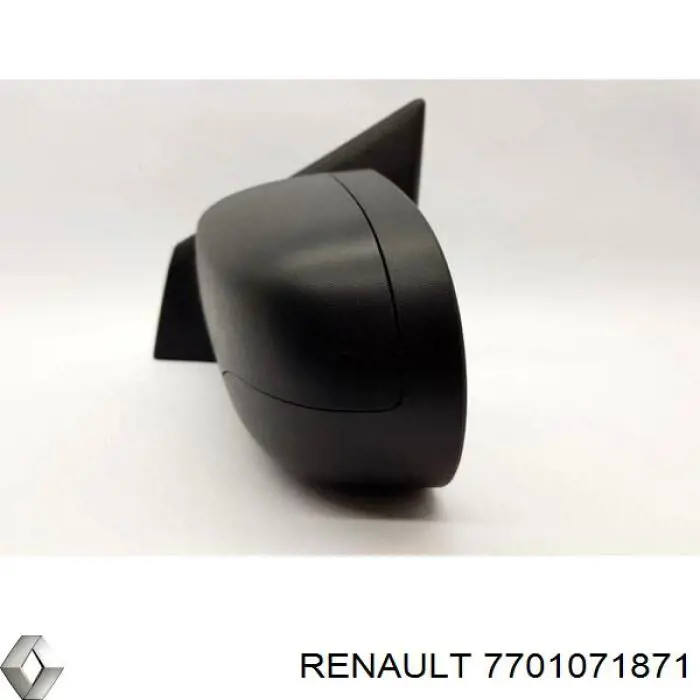 Ліве бічне дзеркало Renault (RVI) 7701071871 ціна, від 52.66 USD