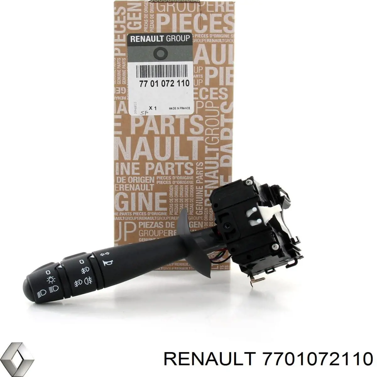 Перемикач підрульовий, лівий Renault (RVI) 7701072110 ціна, від 31.39 USD
