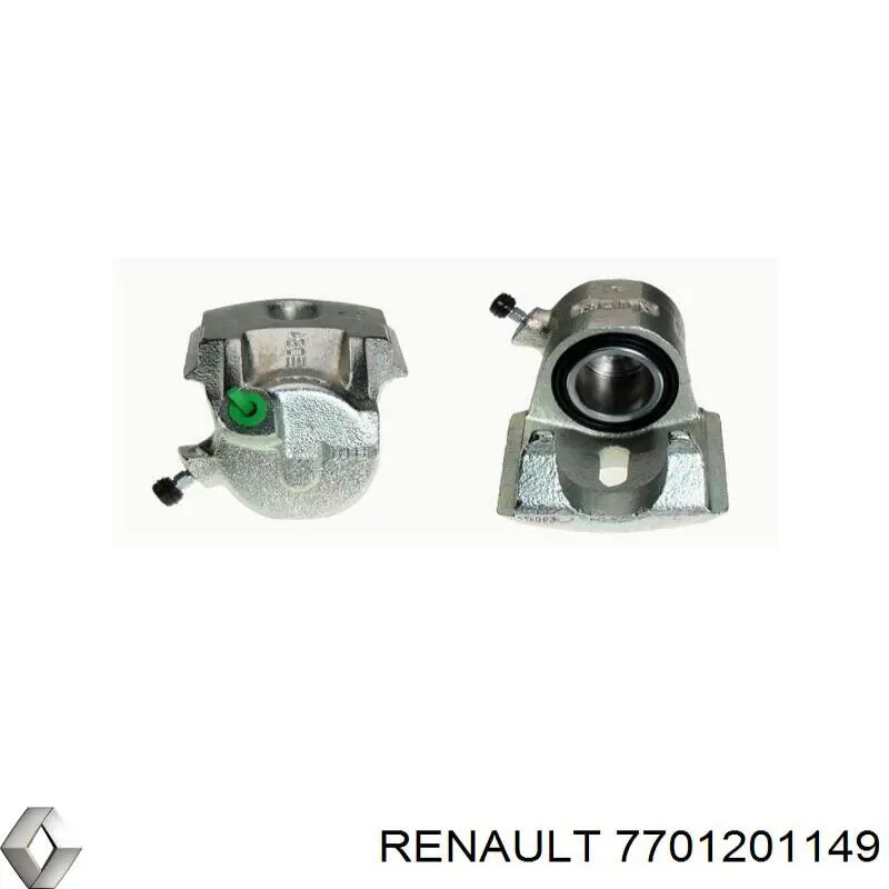 7701201149 Renault (RVI) супорт гальмівний передній правий